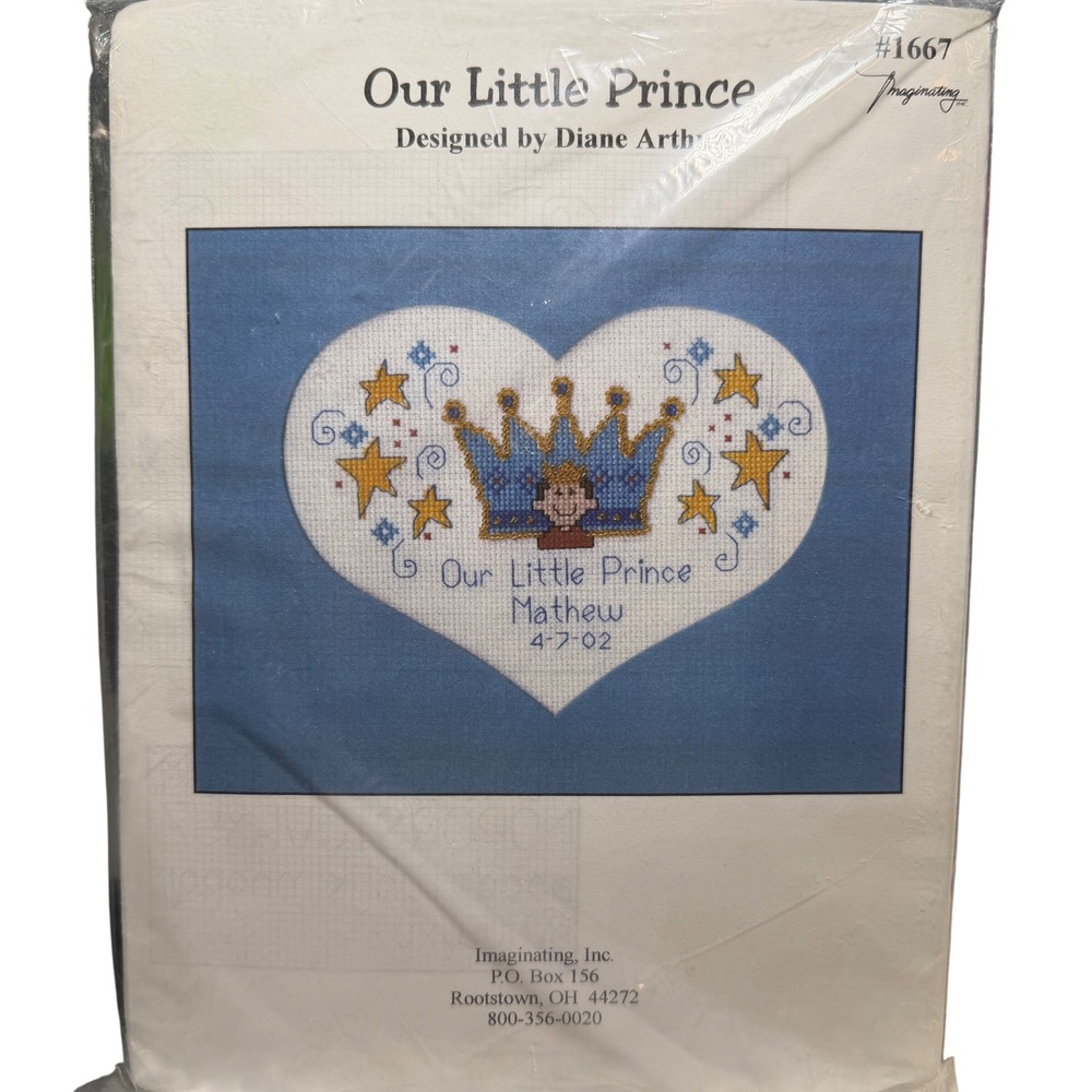 Imaginating Our Little‎ Prince Cross Stitch Kit Diane Arthurs 1667 Birth Record